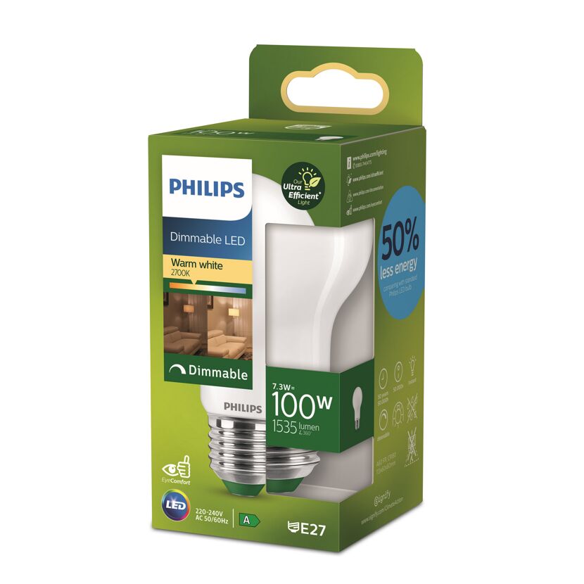 LED-Leuchtmittel 'Classic' E27 100 W A60 1535 lm matt dimmbar