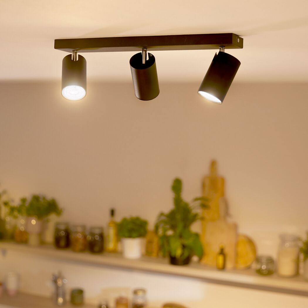 LED-Leuchtmittel dimmbar Reflektor klar GU10 50 W 400 lm warmweiß