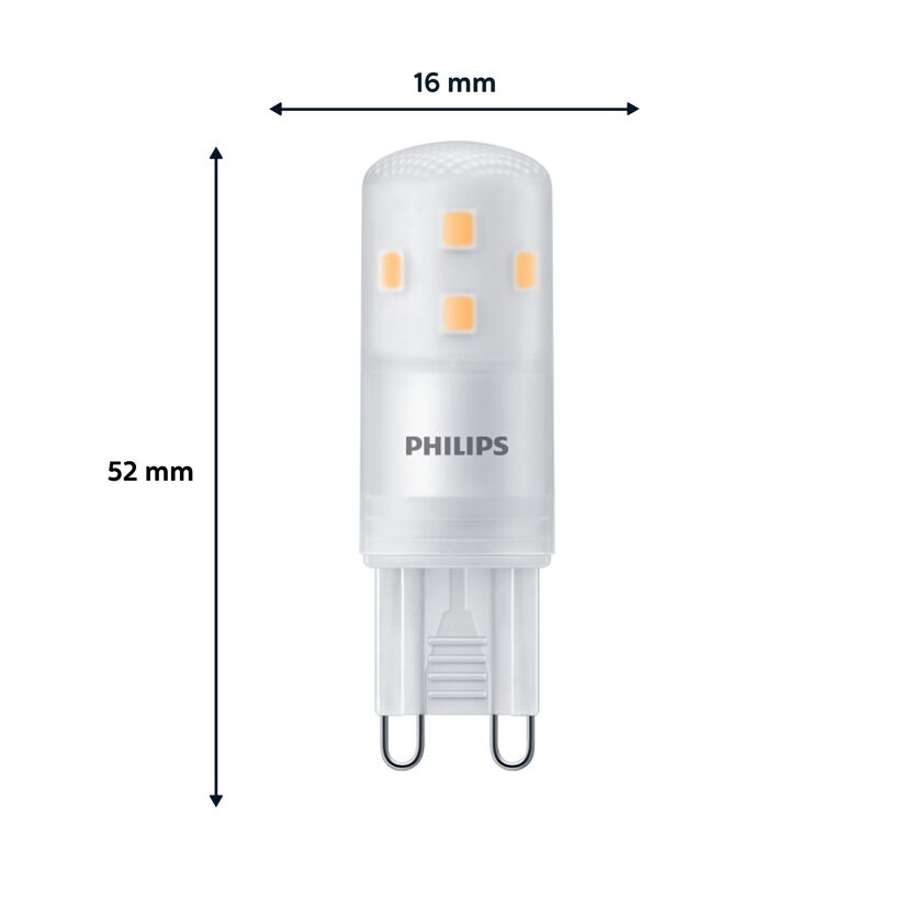 LED-Leuchtmittel G9 25W 230 V 300 lm matt dimmbar
