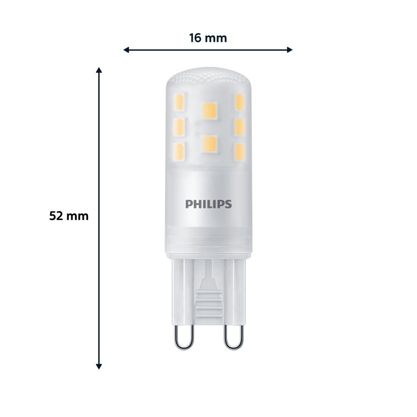 LED-Leuchtmittel G9 40 W 470 lm matt