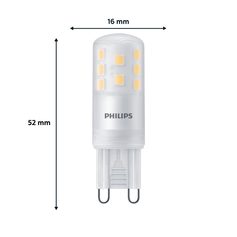 LED-Leuchtmittel G9 40 W 470 lm matt
