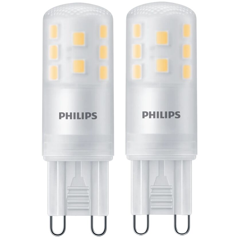 LED-Leuchtmittelset Stift matt G9 40 W 470 lm warmweiß 2 Stück