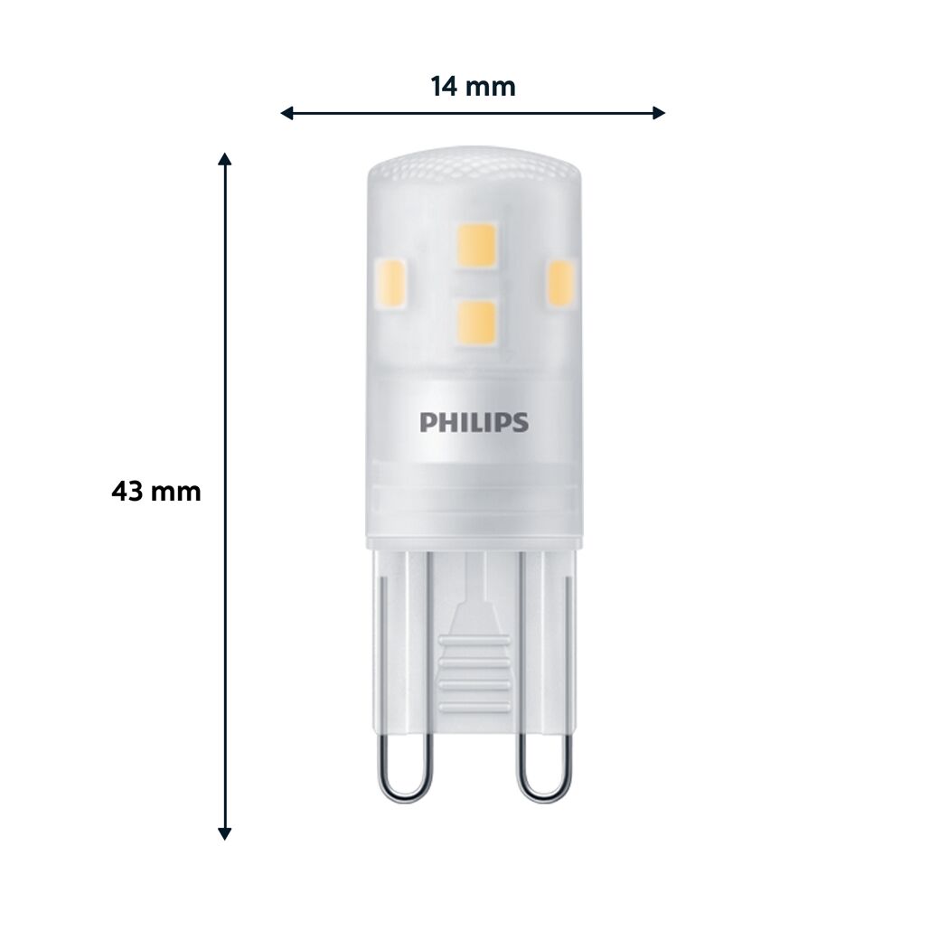 LED-Leuchtmittel Stift matt G9 25 W 220 lm warmweiß