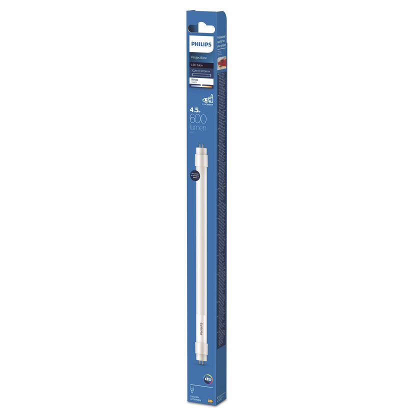LED-Leuchtröhre 'Mini' T5 G5 4,5 W 600 lm 302 mm matt