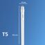 LED-Leuchtröhre 'Mini' T5 G5 4,5 W 600 lm 302 mm matt