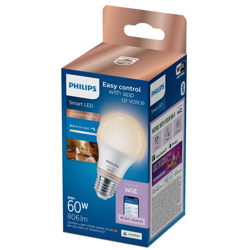 LED-Leuchtmittel 8 W A60 E27 345 lm matt dimmbar