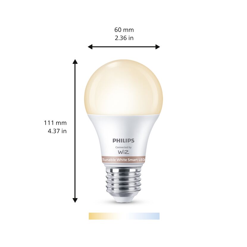 LED-Leuchtmittel 8 W A60 E27 345 lm matt dimmbar