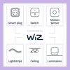 Smart-Home-Geräte von WiZ: Stecker, Schalter, Sensoren, Lichtbänder und Leuchten