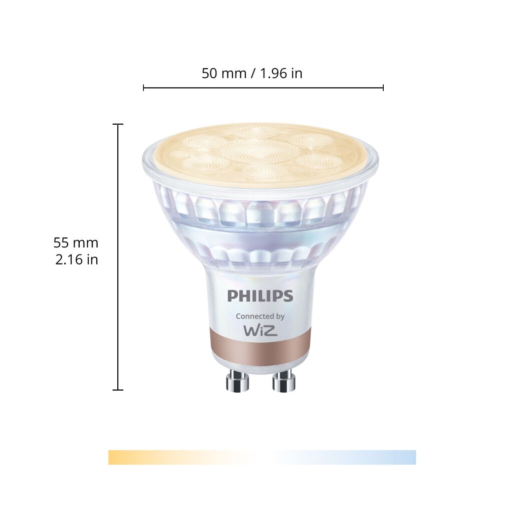 Philips SmartLED GU10 Reflektorleuchtmittel, dimmbar