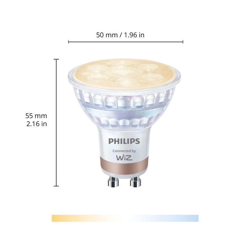 LED-Spot GU10 4,7 W 345 lm klar dimmbar