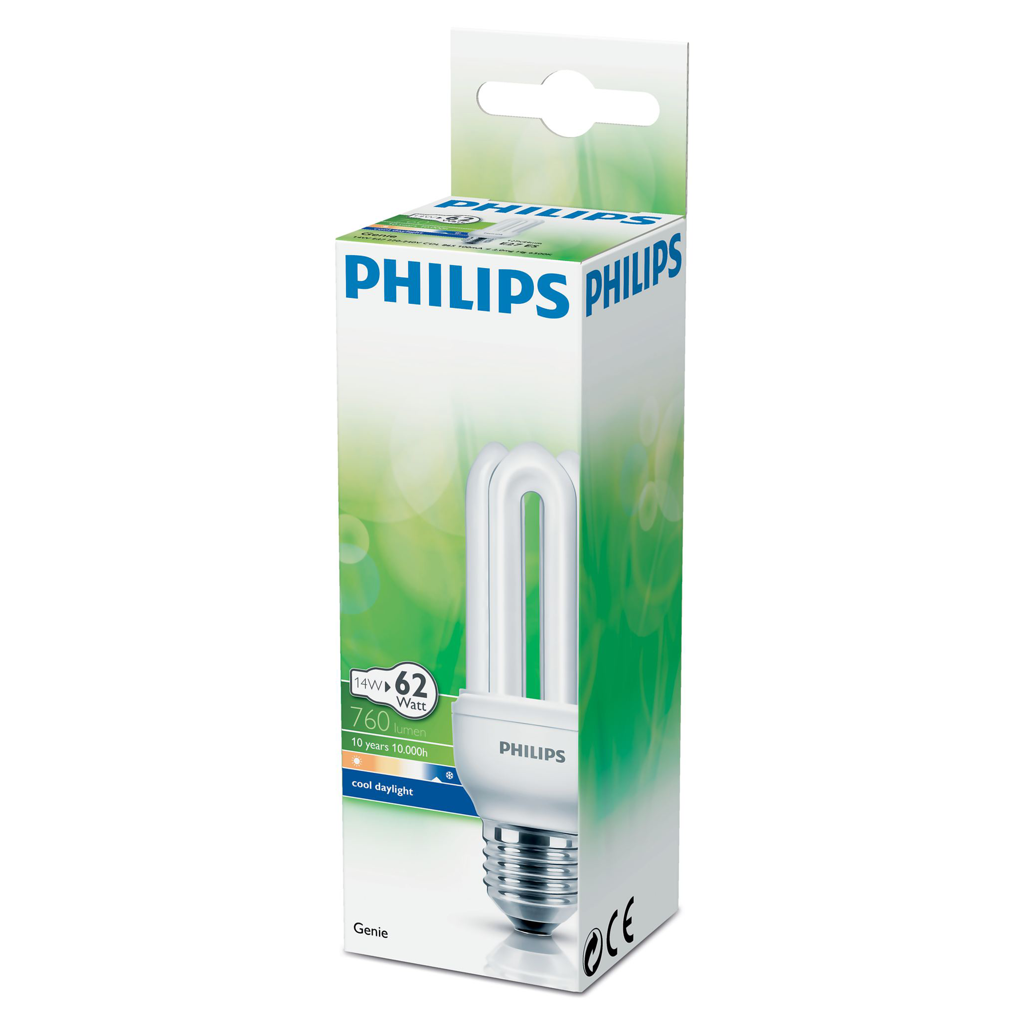 Philips-Licht GENIE ES 8YR14W Energiesparlampe 14W E27 230V warmton-ws 