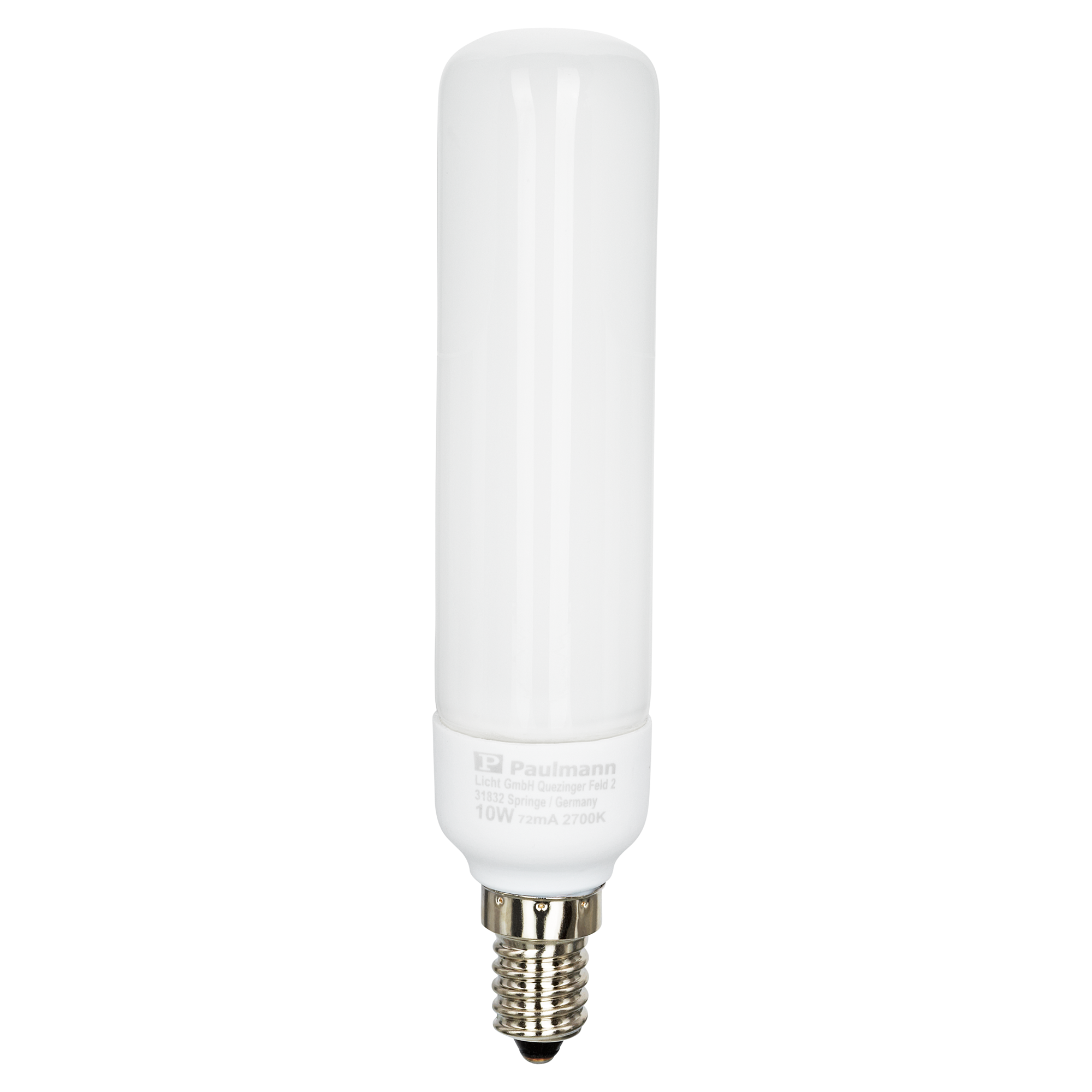 Energiesparlampe 'Röhre' E14 warmweiß 10 W + product picture