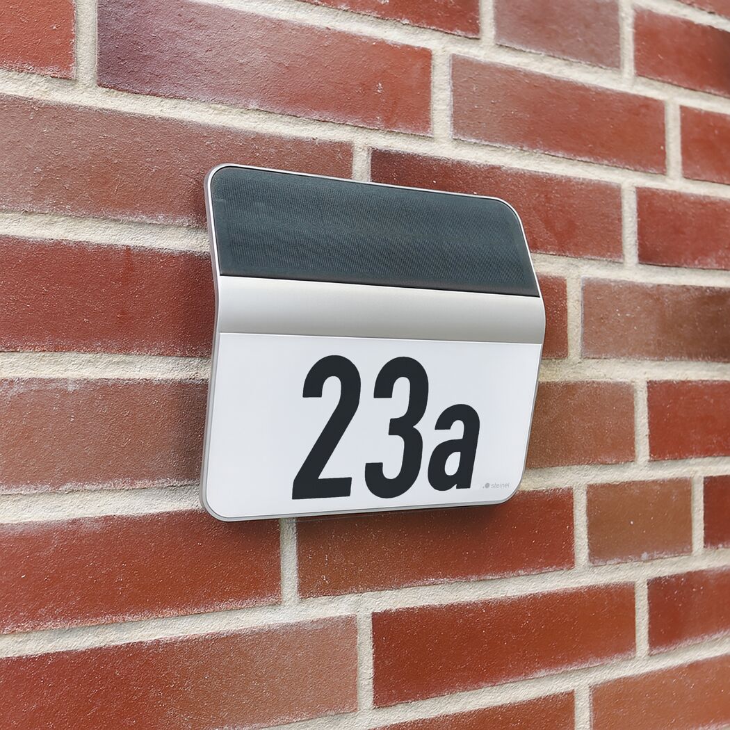 Solar-Hausnummernleuchte 'XSolar' neutralweiß IP 44 24,2 x 22,7 x 5 cm