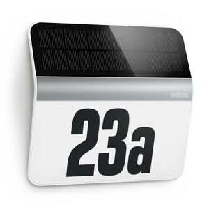 Solar-LED-Hausnummernleuchte 'XSolar LH-N' edelstahl 24,2 x 22,7 cm