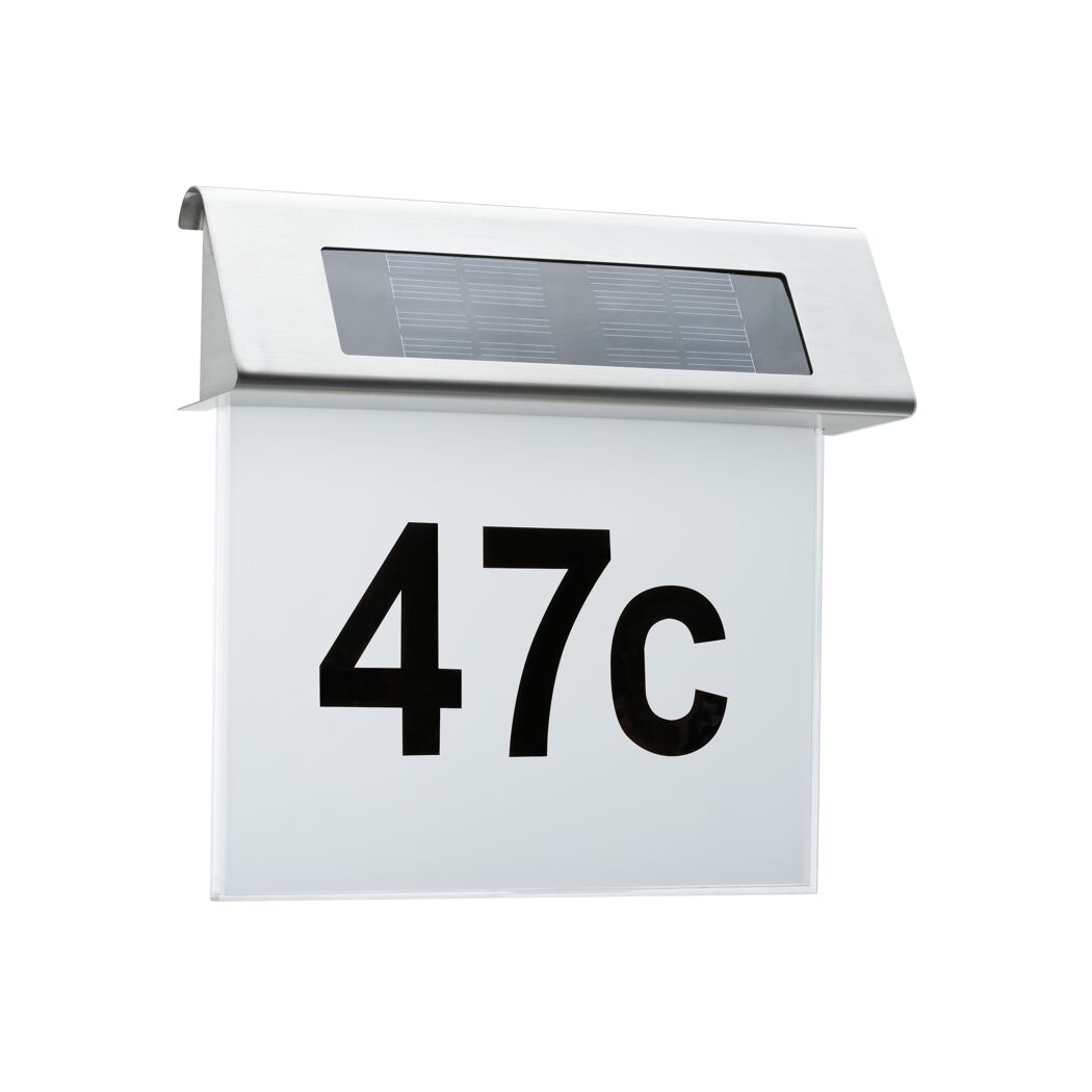 Solar-Hausnummernleuchte mit der Nummer 47C.