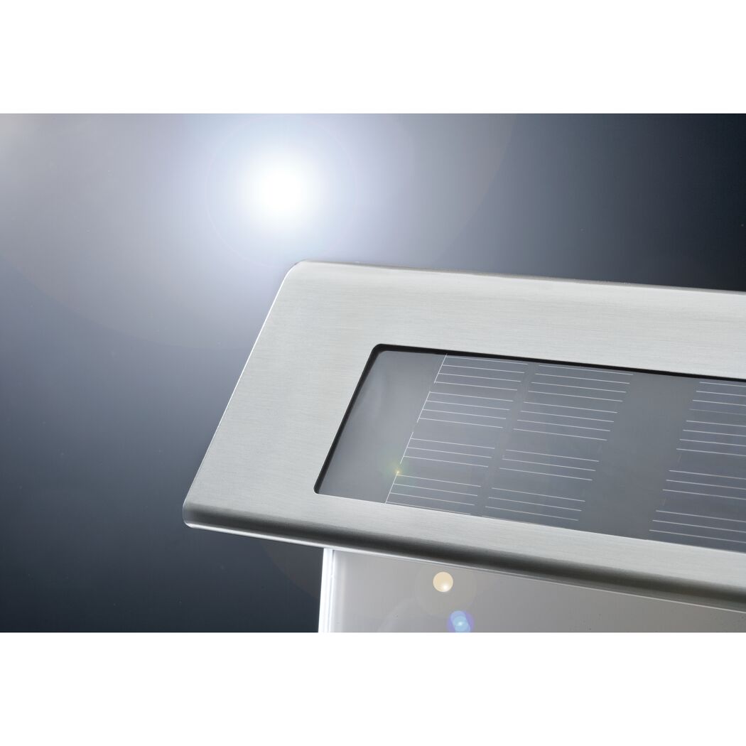 Solar-Hausnummernleuchte mit Solarzelle