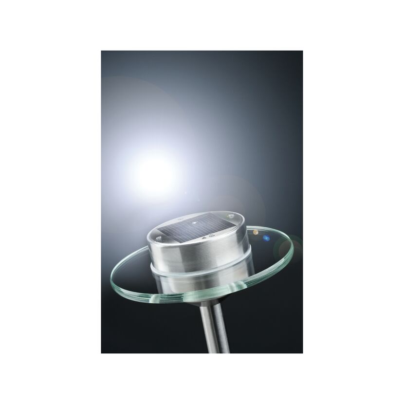 Solarleuchte Ufo mit Glasplatte
