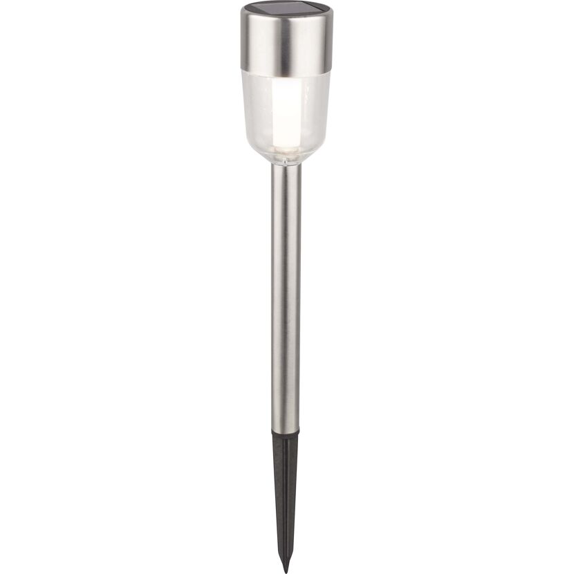 Solar-Gartenstick aus Edelstahl