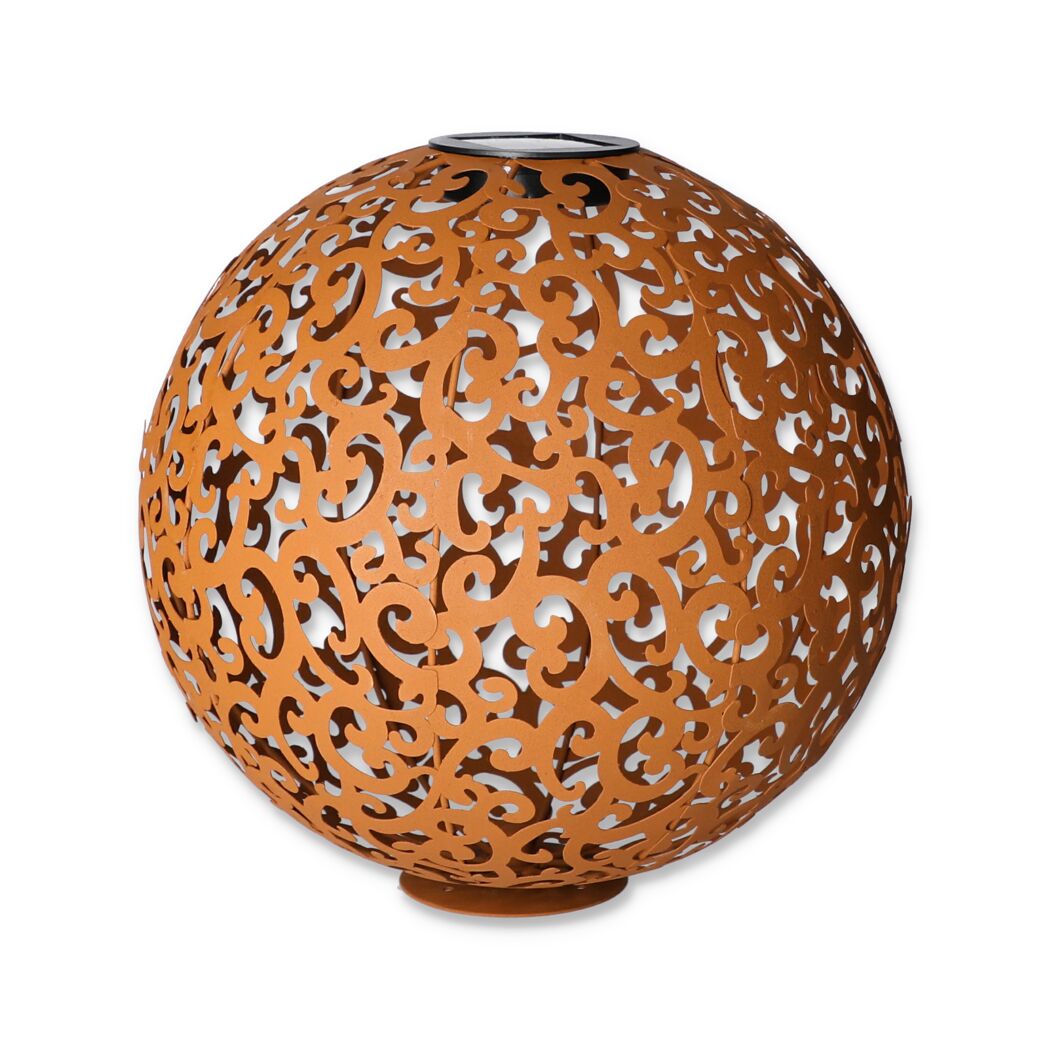 Solar-Außenstehlampe 'Antik' 5 lm neutralweiß IP 44 Ø 30 cm