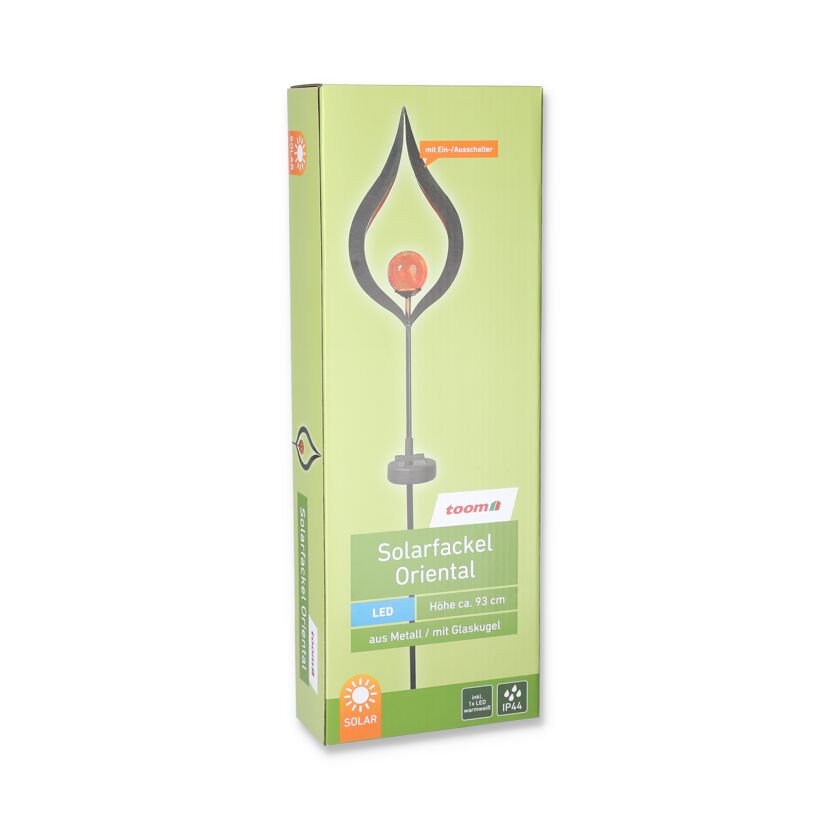 Solarfackel Oriental in Verpackung