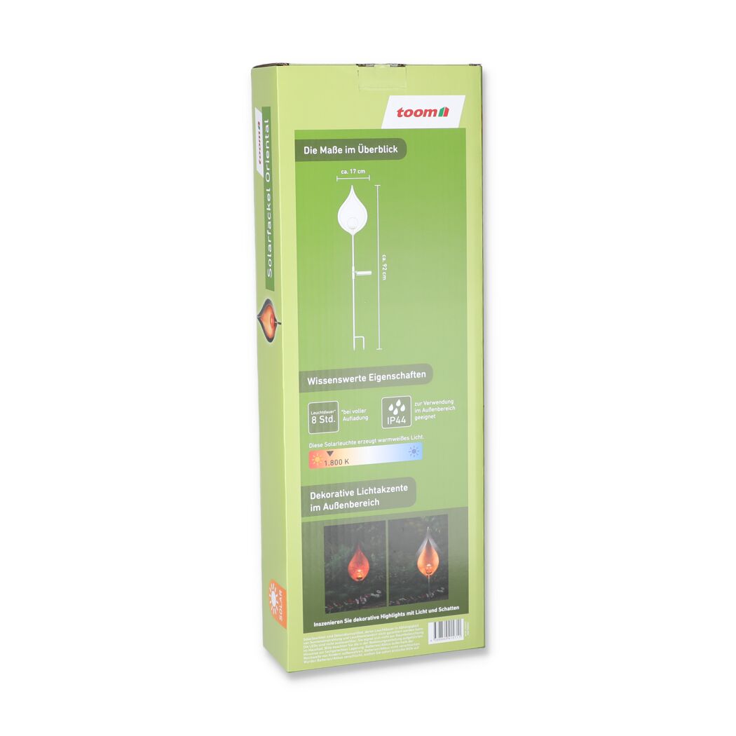 Verpackung Solarfackel Oriental