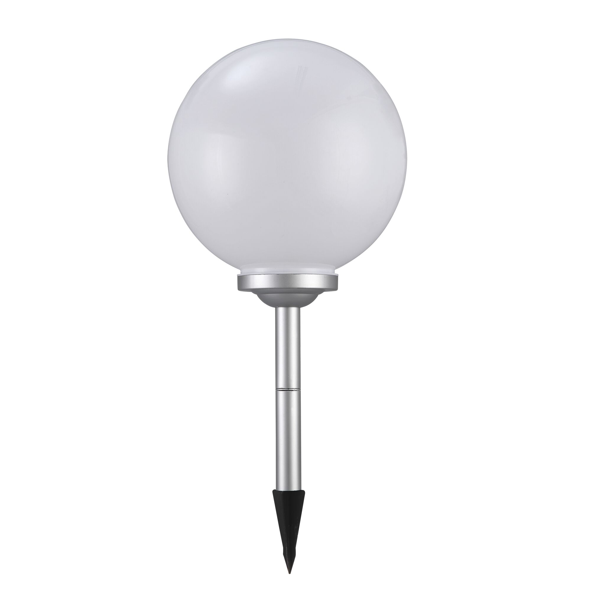 Kugelförmige Solarlampe mit Erdspieß