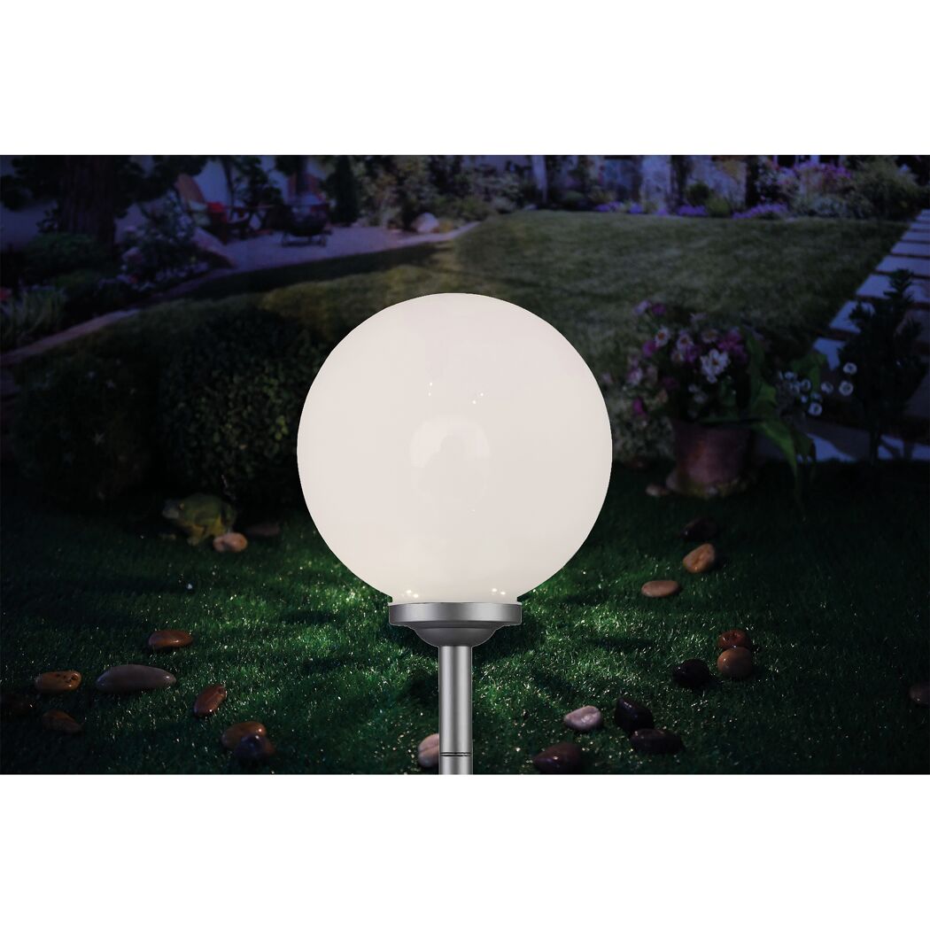 Solar-Spießlampe 'Marla' neutralweiß IP 44 Ø 30 x 66 cm