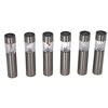 Solar-Gartenfackelset neutralweiß Ø 4,7 x 29,8 cm 6 Stück