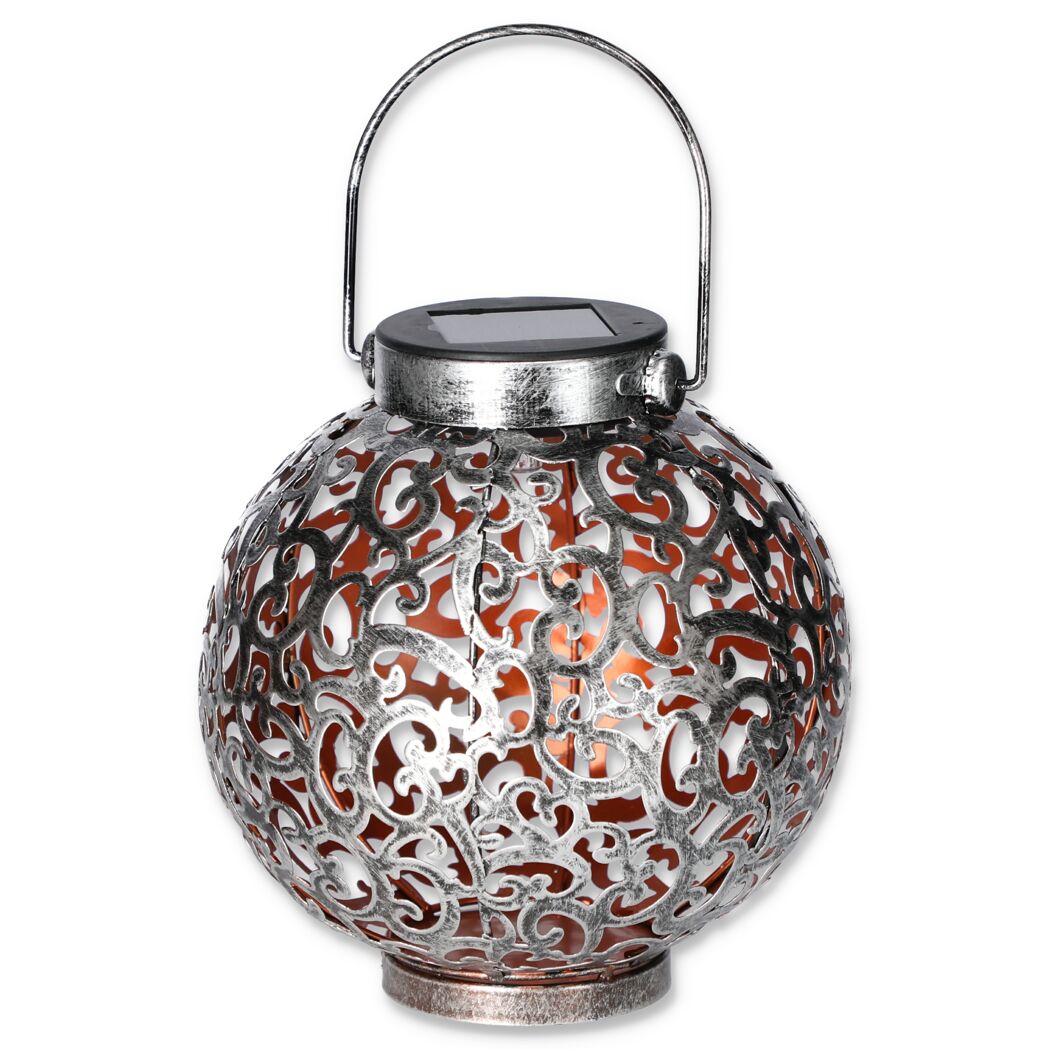 Solar-Spießlampe 'Antik' warmweiß IP 44 Ø 16 x 16,5 cm