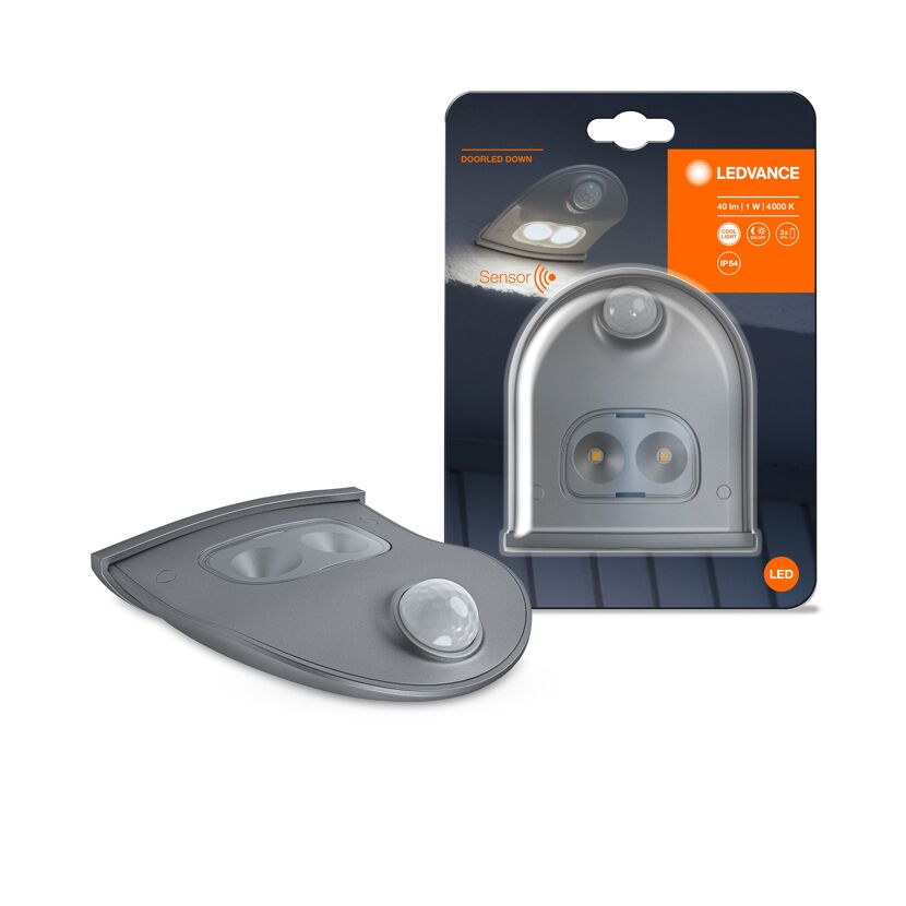 Eingangsleuchte LED 40 lm 0,95 W silber