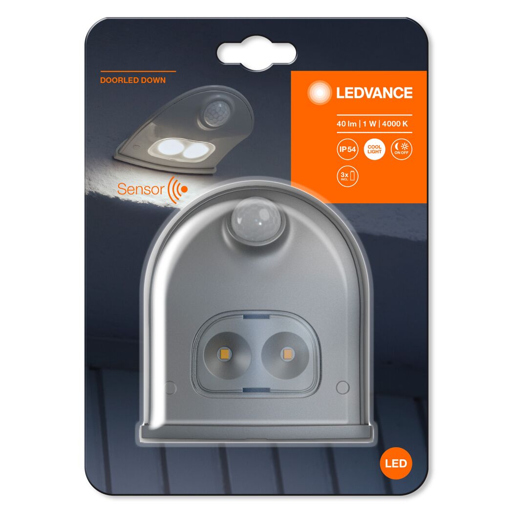 LED-Eingangsleuchte 0,95 W 40 lm neutralweiß IP 54 9,24 x 10,25 cm