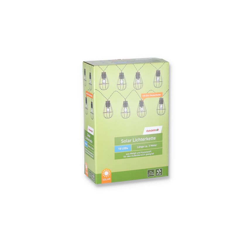 Solar Lichterkette Verpackung