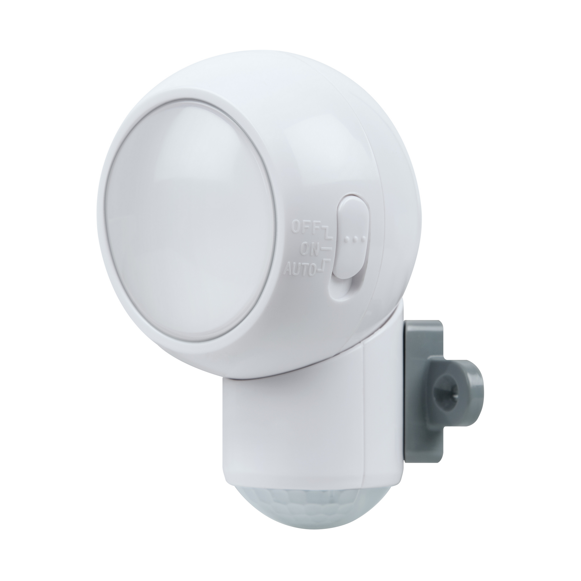 LED-Außenwandleuchte 'Spylux®' mit Bewegungssensor 0,3 W 17 lm warmweiß IP 43 Ø 6,8 cm