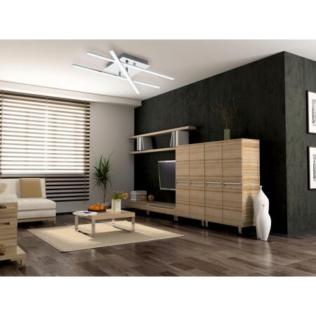 3. Bild von LED-Deckenleuchte 50,5 cm silbern