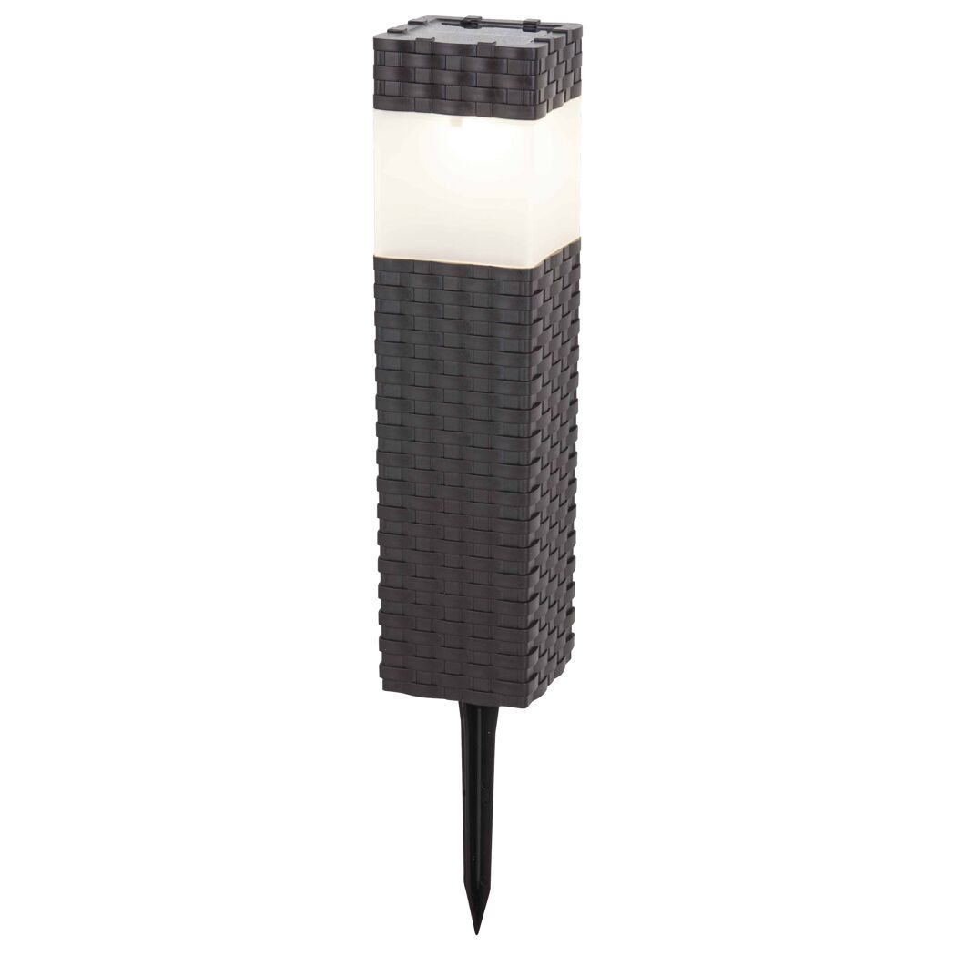 Solar-Spießlampenset 5 lm neutralweiß IP 44 7,2 x 38 cm 3 Stück
