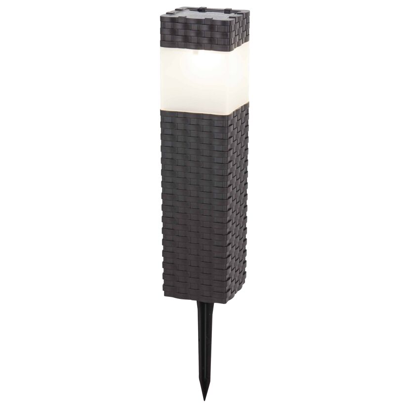 LED-Solarfackel-Set braun 38 cm, 3 Stück