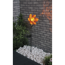 Verkleinertes Bild von LED-Solarleuchte 'Blüte' orange 71 cm