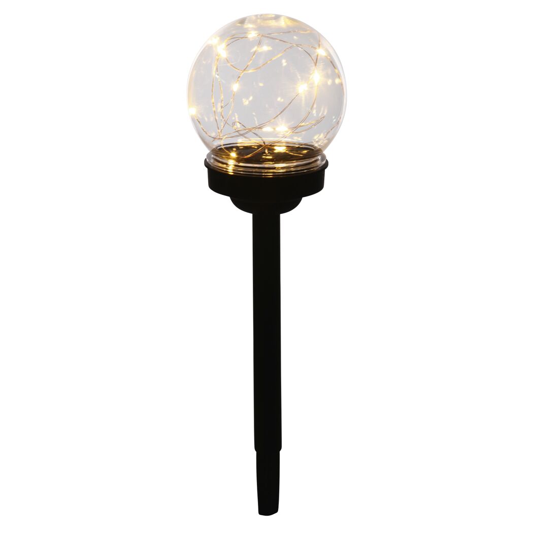 Solar-Spießlampe warmweiß IP 44 Ø 10 x 39 cm