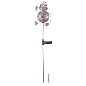 LED-Solarleuchte 'Frosch' 89 cm