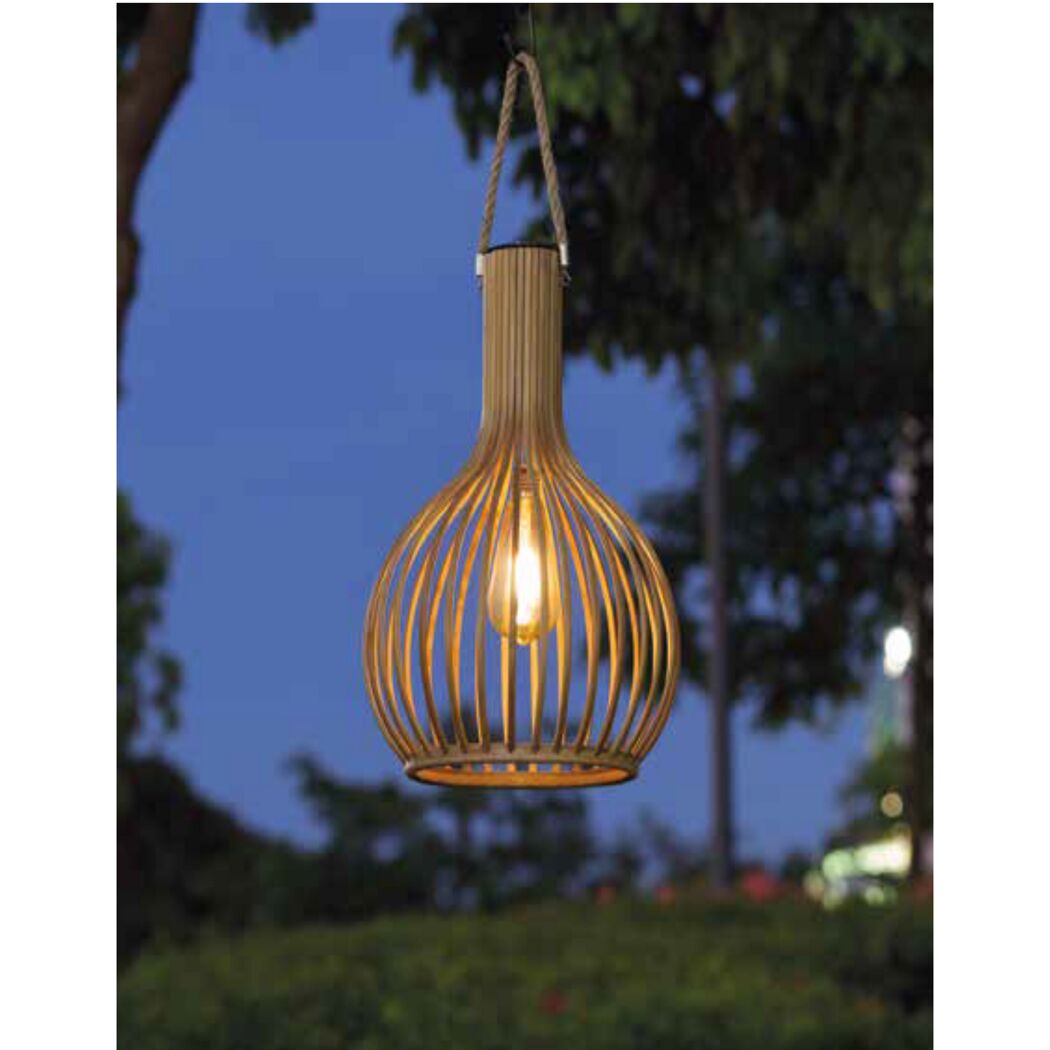 Solar-Laterne warmweiß IP 44 27 x 40 cm