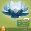 Solar-Dekolicht Lotusblume mit Glaskugel