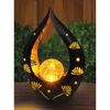 Solar-Außentischlampe warmweiß IP 44 20,8 x 30,7 cm