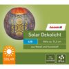 Solar-Außentischlampe warmweiß IP 44 Ø 15 x 12,5 cm