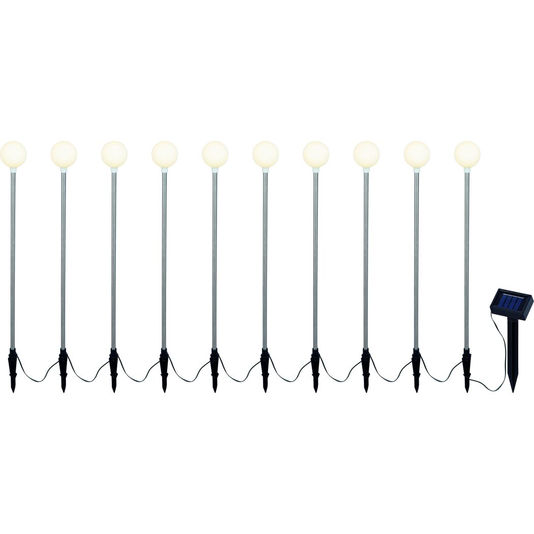 Solar-Lichterkette warmweiß IP 44 Ø 5 x 43 cm