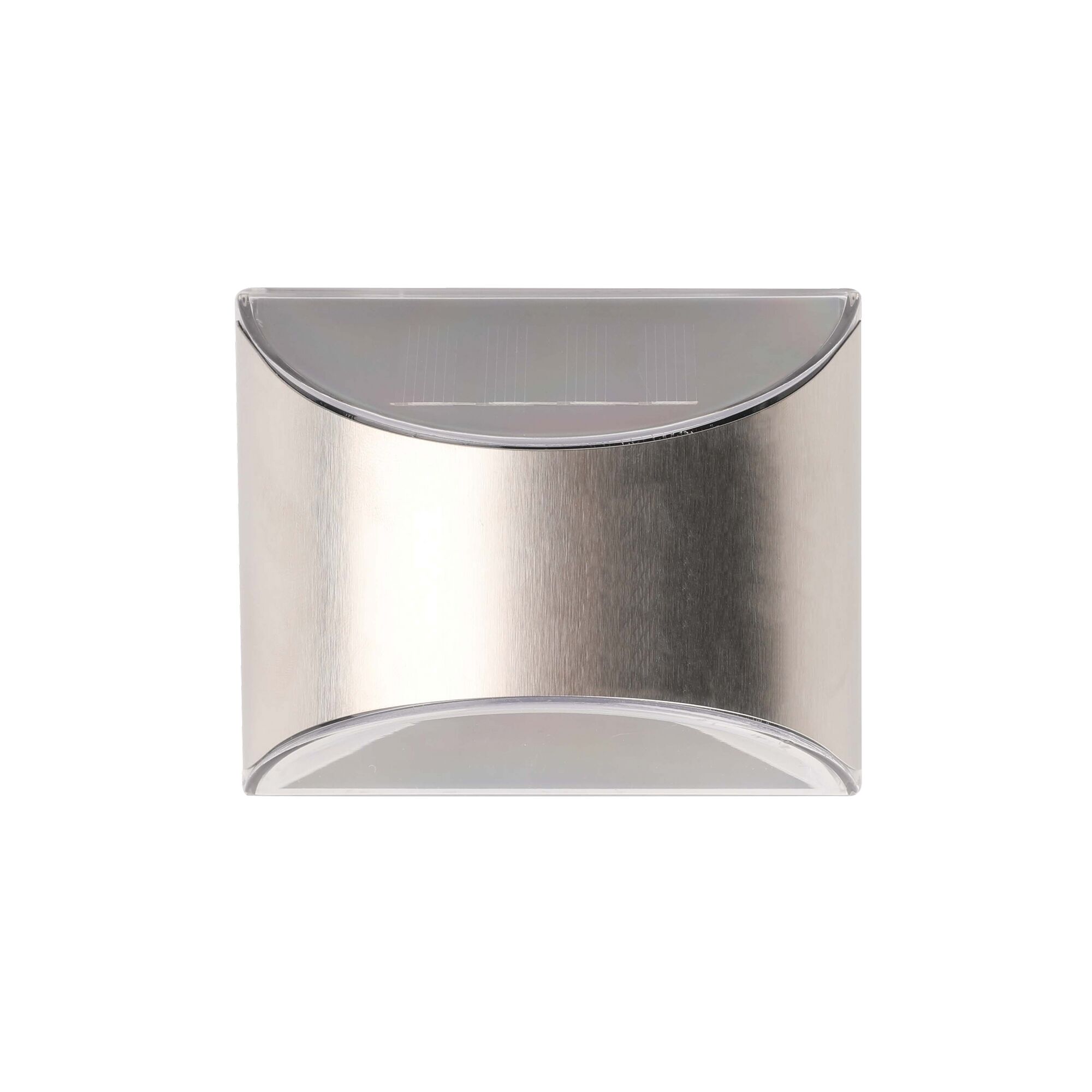 Solar Wandleuchte silber