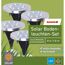 4er Set Solar Bodenleuchten Edelstahl