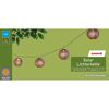 Solar-Lichterkette 'Oriental' warmweiß IP 44 Ø 8 cm