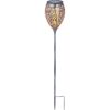 Solar-Gartenfackel warmweiß IP 44 Ø 12,5 x 75,5 cm