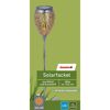 Solar-Gartenfackel warmweiß IP 44 Ø 12,5 x 75,5 cm