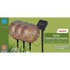 Solar-Spießlampenset 'Oriental' neutralweiß IP 44 Ø 15 cm 3 Stück